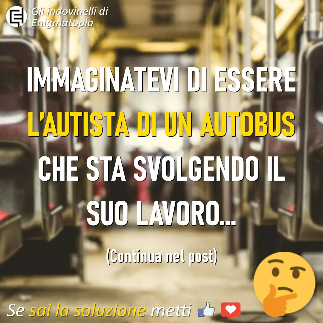 Scopri di più sull'articolo Indovinello dell’autobus