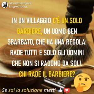 Scopri di più sull'articolo L’enigma del barbiere