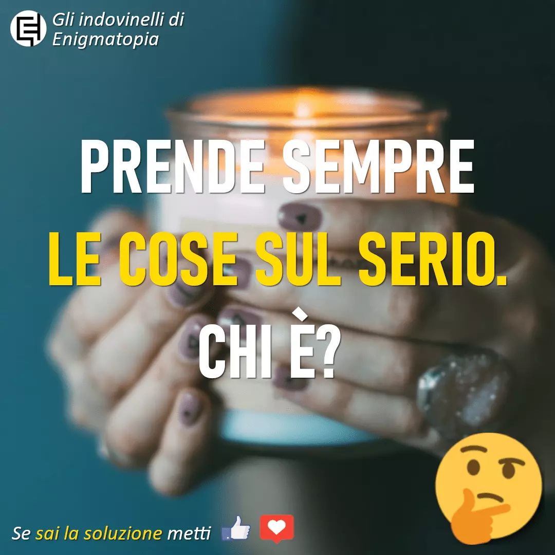 Scopri di più sull'articolo Prende sempre le cose…